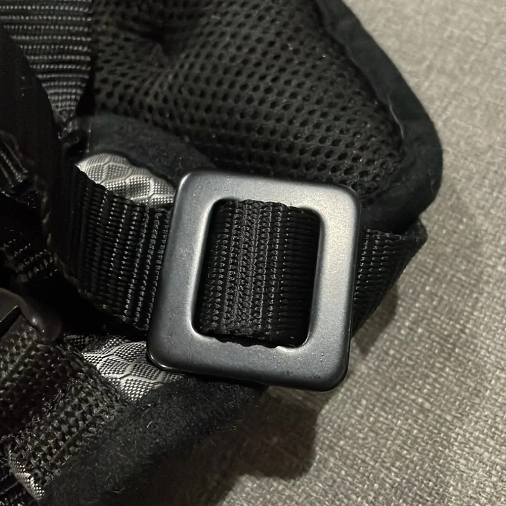 Top paw Black and Gray Harness Travel Harness with handles